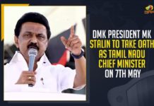DMK President MK Stalin To Take Oath As Tamil Nadu Chief Minister On 7th May, Mango News, Latest Breaking News,COVID-19 pandemic, COVID-19 Testing Rules, COVID-19 Surge, COVID-19 Cases,DMK President MK Stalin, Tamil Nadu Chief Minister, Tamil Nadu Governor Banwarilal Purohit, DMK Chief Stalin, Tamil Nadu CM, DMK Chief MK Stalin, Dravida Munnetra Kazhagam, Chief Minister of Tamil Nadu