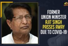 Former Union Minister Ajit Singh Passes Away Due To COVID-19, Mango News, Latest Breaking News 2021,Former Union Minister, RLD Chief Chaudhary Ajit Singh Passes Away, RLD Chief Ajit Singh dies of Covid-19, Rashtriya Lok Dal president, COVID-19, Former Union minister Ajit Singh Passes Away, Ajit Singh News, Former union minister Ajit Singh, Former Union Minister Ajit Singh Passes Away Due to Covid-19 Update