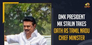 DMK President MK Stalin Takes Oath As Tamil Nadu Chief Minister,Mango News, Latest Breaking News 2021, Tamil Nadu Lockdown, COVID Surge, COVID-19 in Telangana,DMK President MK Stalin, Tamil Nadu Chief Minister, Tamil Nadu Chief Minister M.K. Stalin, DMK President,Novel Coronavirus, Home Minister portfolio, Tamil Nadu New Finance Minister, Cabinet Ministry of Tamil Nadu, Tamil Nadu Governor Banwarilal Purohit