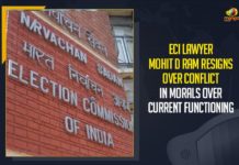 ECI Lawyer Mohit D Ram Resigns Over Conflict In Morals Over Current Functioning, Mango News,Latest Breaking News 2021,COVID-19,Mango News,Latest Breaking News 2021,COVID-19,ECI Lawyer Mohit D Ram Resigns, ECI Panel Counsel Resigns Citing Conflict, Election Commission of India, Election Commission Panel Lawyer Resigns, Advocate Mohit D. Ram Lawyer Resigns, resignation of Mr. Mohit D. Ram