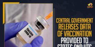 Central Government Releases Data Of Vaccination Provided To States And UTs, COVID-19, Mango News, telangana covid cases,telangana news,telangana corona health bulletin,COVID-19, Mango News, telangana covid cases,telangana news,telangana corona health bulletin,Central Government Releases Vaccination Data,Telangana Vaccination Data, Andhra Pradesh Vaccination Data
