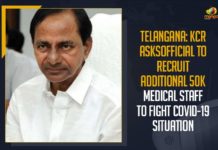 Telangana: KCR Asks Official To Recruit Additional 50k Medical Staff To Fight COVID-19 Situation Telangana, KCR Asks Official To Recruit Additional 50k Medical Staff, Telangana COVID-19 Situation, Mango News, telangana covid cases,telangana news,telangana corona health bulletin,telangana corona updates,corona strain in telangana,corona vaccination in telangana,corona second wave in telangana,telangana lockdown, KCR Additional Recruit 50k Medical Staff, Telangana Medical Staff