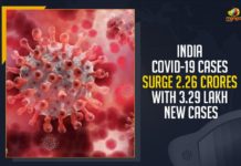 India COVID-19 Cases Surge 2.26 Crores With 3.29 Lakh New Cases, Mango News, Latest Breaking News 2021, COVID-19 infection in India, India COVID 19 Cases, India COVID-19 Single Day Cases, India Single Day Cases, Indian Council of Medical Research, Novel Coronavirus Cases, Oxygen, Coronavirus India News,Coronavirus India News Updates, Coronavirus India Highlights