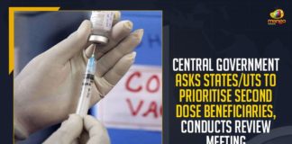 Central Government Asks States/UTs To Prioritise Second Dose Beneficiaries, Central Government Conducts Second Dose Review Meeting, Mango News, Latest Breaking News 2021,Second Dose Beneficiaries, Central Government Asks States/UTs, Central Government Review Meeting, Covid Review Meeting, Second Dose Vaccin Meeting, Second Doses of COVID-19 Vaccine