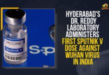 Hyderabad’s Dr. Reddy Laboratory Administers First Sputnik V Dose Against Wuhan Virus In India Hyderabad Dr. Reddy Laboratory Administers First Sputnik V Dose, Wuhan Virus In India, Mango News, Latest Breaking News 2021,Dr. Reddy Laboratory, Hyderabad Dr. Reddy Laboratory, First Sputnik V Dose, Wuhan Virus, Sputnik V Vaccine, COVID-19 pandemic in India, India Dr. Reddy's Laboratory, Sputnik V Vaccine in India