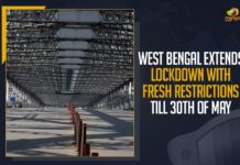 West Bengal Extends Lockdown With Fresh Restrictions Till 30th Of May West Bengal Extends Lockdown With Fresh Restrictions Till 30th Of May, Mango News, Latest Breaking News 2021,West Bengal Extends Lockdown, West Bengal Lockdown Restrictions, West Bengal Coronavirus Updates, West Bengal Government Complete Lockdown, Wuhan virus in India, West Bengal second wave News, West Bengal COVID-19 cases, West Bengal Breaking News