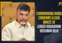 Chandrababu Naidu Condemns Illegal Arrest Of Leader Raghurama Krishnam Raju Chandrababu Naidu Condemns Illegal Arrest Of Leader Raghurama Krishnam Raju, Mango News, Latest Breaking News 2021, Andhra Pradesh covid cases,coronavirus patients in Andhra, Andhra Pradesh MP Raghurama Krishnam Raju,MP Raghurama Krishnam Raju, AP High Court, AP High Court Dismisses Bail Plea Of Andhra, Central Investigation Department, MP Raghurama Krishnam Raju Arrest