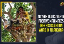 18 Year Old COVID-19 Positive Man Makes Tree His Isolation Ward In Telangana 18 Year Old COVID-19 Positive Man Makes Tree His Isolation Ward In Telangana, Mango News, Latest Breaking News 2021,telangana corona health bulletin, Telangana Corona Updates, telangana covid cases, Telangana COVID-19 Situation, Telangana news,Telangana Wuhan Virus Cases, Wuhan Virus Cases Updates,18 Year Old COVID-19 Positive, Isolation Ward, Telangana COVID-19 Positive Man