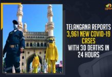 Telangana Reports 3,961 New COVID-19 Cases With 30 Deaths In 24 Hours Telangana Reports 3961 New COVID-19 Cases, Telangana Reports 30 Deaths In 24 Hours,Telangana News Today,telangana corona health bulletin, Telangana Corona Updates, telangana covid cases, Telangana COVID-19 Situation, Telangana news,Telangana Wuhan Virus Cases, COVID-19 Cases Updates, Telangana 3961 Single Day Cases, Telangana New COVID-19 Cases