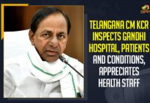 Telangana CM KCR Inspects Gandhi Hospital, Gandhi Hospital Patients And Conditions, CM KCR Appreciates Health Staff, Mango News, Latest Breaking News 2021,Telangana Breaking News, Telangana Doctors, Telangana CM KCR, CM KCR Inspects Covid Patients, Telangana CM Appreciates Health Staff, Hyderabad Gandhi Hospital, Gandhi Hospital COVID-19 Treatment