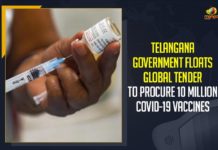 Telangana Government Floats Global Tender To Procure 10 Million COVID-19 Vaccines, Mango News, Latest Breaking News 2021,Telangana News Today,telangana corona health bulletin, Telangana Corona Updates, telangana covid cases, Telangana COVID-19 Situation, Telangana news,Telangana Wuhan Virus Cases, COVID-19 Cases Updates, Telangana 3961 Single Day Cases, Telangana New COVID-19 Cases, Telangana Government Floats Global Tender