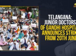 Telangana Junior Doctors Of Gandhi Hospital, Gandhi Hospital Announces Strike From 20th June, Mango News, Latest Breaking News 2021, Telangana Breaking News, Chairman of Junior Doctors Association, Chief Minister of Telangana, Wuhan virus Patients, Chief Minister's Office, TRS Government, State Health Department, Junior Doctors Association, Gandhi Hospital Strike