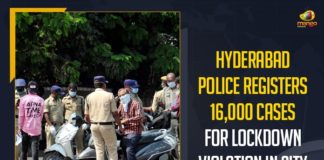 Hyderabad Police Registers 16000 Cases For Lockdown Violation In City,Mango News, Latest Breaking News 2021, Telangana Breaking News, Hyderabad Police Registers 16000 Cases, Hyderabad Lockdown Violation, Hyderabad Police, Cyberabad Police Commissioner V.C. Sajjanar, COVID-19 Positive Symptoms, Telangana COVID-19 Situation, Telangana Lockdown Violation, Lockdown Violation in Hyderabad