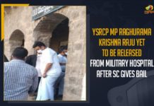 YSRCP MP Raghurama Krishna Raju Yet To Be Released From Military Hospital, Raghurama Krishna Raju Bail, Mango News, Latest Breaking News 2021, YSRCP MP Raghurama Krishna Raju, Military Hospital, SC Granted bail to Raghurama Krishna Raju, Army Hospital, Andhra Pradesh Narsapuram MP, Supreme Court, Andhra Pradesh Breaking News, Andhra Pradesh News Updates, MP Raghurama Krishna Raju