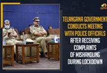 Telangana Government Conducts Meeting With Police Officials After Receiving Complaints Of Mishandling During Lockdown Complaints Of Mishandling During Lockdown, DGP Mahender Reddy Issued Instructions for Entry of Vehicles into the Telangana State, Enforce lockdown strictly in Telangana, imposing lockdown guidelines strictly, Mango News, Meeting With Police Officials After Receiving Complaints Of Mishandling During Lockdown, Mishandling During Lockdown, Special passes to be issued for emergency travel, Telangana Government, Telangana Government Conducts Meeting With Police Officials, Telangana Government Conducts Meeting With Police Officials After Receiving Complaints Of Mishandling During Lockdown, Telangana Govt Exempts ecommerce, Telangana Lockdown, Telangana Police seize vehicles of lockdown violators