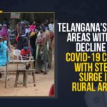 Coronavirus, Coronavirus Breaking News, Coronavirus Latest News, COVID-19, telangana, Telangana Coronavirus, Telangana Coronavirus Cases, Telangana Coronavirus Deaths, Telangana Coronavirus New Cases, Telangana Coronavirus News, Telangana New Positive Cases, Total COVID 19 Cases,Telangana’s Urban Areas Witness Decline In COVID-19 Cases With Steep Surge In Rural Areas