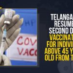 CM KCR Instructed Officials to Start the Second Dose Covid Vaccination Programme, COVID-19, Covid-19 Vaccine Distribution updates, Distribution For Covid-19 Vaccine, India Covid Vaccination, KCR Instructed Officials to Start the Second Dose Covid Vaccination, Mango News, Second Dose Covid Vaccination Programme, Telangana govt to resume second dose vaccination, Telangana to resume second dose of vaccination, Telangana to resume second dose of vaccination from today, Telangana to take up second dose of vaccination, Vaccination to resume today, Vaccine Distribution