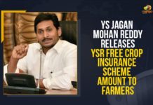 2021 YSR Crop Insurance Scheme, Chief Minister of Andhra Pradesh, crop insurance, Free Crop Insurance Scheme, Kharif season, Mango News, Rythu Bharosa Kendras, ys jagan mohan reddy, YS Jagan Mohan Reddy Releases YSR Free Crop Insurance Scheme Amount To Farmers, YSR Crop Insurance, YSR Crop Insurance Scheme 2021, YSR Crop Insurance Scheme News, YSR Crop Insurance Scheme Updates, YSR Free Crop Insurance, YSR Free Crop Insurance Scheme, YSR Free Crop Insurance Scheme amount, YSR Free Crop Insurance Scheme Amount To Farmers