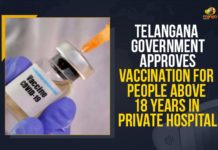 Covid vaccine for all above 18 yrs, COVID-19 Vaccination, Covid-19 vaccination for 18+ begins, COVID-19 vaccination for people in 18-44 age, COVID-19 vaccination for people in 18-44 age group, CoWIN app registration, Mango News, Telangana Government, Telangana Government Approves Vaccination For People Above 18 Years In Private Hospital, Telangana permits private hospitals to vaccinate people in 18-44 age, Vaccination For People Above 18 Years In Private Hospital