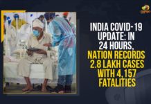 208921 New Positive Cases and 4157 Deaths in Last 24 Hours, Coronavirus Cases, coronavirus cases in india state wise, coronavirus cases in india today state wise, coronavirus cases india, coronavirus india, Covid-19 in India, India Coronavirus, India Covid-19 Updates, Mango News, New Confirmed Corona Cases, total corona cases in india today, total corona positive in india