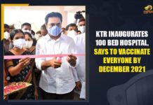 KTR, KTR Inaugurate 100-Bed Hospital, KTR Inaugurates 100 Bed Govt Regional Hospital at Vemulawada, KTR Inaugurates 100 Bed Hospital, KTR inaugurates 100-bed COVID Care Centre, Mango News, Minister for IT, Minister KTR, Minister KTR Inaugurate 100-Bed Hospital In Vemulawada, Minister KTR Inaugurates 100 Bed Govt Regional Hospital, Minister KTR Inaugurates 100 Bed Govt Regional Hospital at Vemulawada, Minister KTR Inaugurates 100 Beds Hospital At Vemulawada, Minister KTR Sircilla Tour, telangana, vemulawada