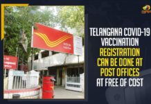 Telangana COVID-19 Vaccination Registration Can Be Done At Post Offices At Free Of Cost covid 19 vaccine, Covid Vaccination, Covid vaccination in India, COVID-19 Vaccination Registration, Covid-19 Vaccine Distribution News, Covid-19 Vaccine Distribution updates, India Covid Vaccination, Mango News, Telangana COVID-19 Vaccination, Telangana COVID-19 Vaccination Registration, Telangana COVID-19 Vaccination Registration Can Be Done At Post Offices, Telangana COVID-19 Vaccination Registration Can Be Done At Post Offices At Free Of Cost, Vaccination Registration Can Be Done At Post Offices, Vaccine Distribution