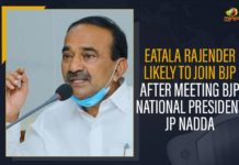 Bandi Sanjay Kumar, BJP National President JP Nadda, Eatala Rajender Likely To Join BJP, Eatala Rajender Likely To Join BJP After Meeting BJP National President JP Nadda, Eatala Rajender To Join BJP, Etala in Delhi to meet BJP leaders, Etela Rajender reaches Delhi, Etela Ravinder In Delhi To Meet BJP Prez JP Nadda, former Telangana Health Minister, Former Telangana minister Etela Rajender, Former Telangana minister Etela Rajender to join BJP, Mango News, National President of the BJP