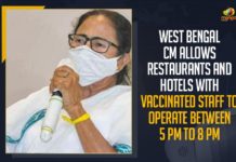 West Bengal CM Allows Restaurants And Hotels With Vaccinated Staff To Operate Between 5 PM To 8 PM Coronavirus news highlights, Mamata Bannerjee, Mango News, Restaurants can function with vaccinated staff, Restaurants with vaccinated staff allowed, West Bengal Chief Minister, West Bengal Chief Minister Mamata Bannerjee, West Bengal CM, West Bengal CM Allows Restaurants, West Bengal CM Allows Restaurants And Hotels, West Bengal CM Allows Restaurants And Hotels With Vaccinated Staff, West Bengal CM Allows Restaurants And Hotels With Vaccinated Staff To Operate Between 5 PM To 8 PM, west bengal lockdown