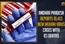 Andhra Pradesh Reports 10,413 New Wuhah Virus Cases With 83 Deaths