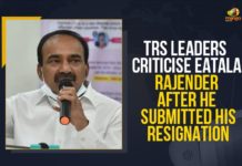 TRS Leaders Criticise Eatala Rajender After He Submitted His Resignation Eatala Rajender Join BJP, Eatala Rajender Might Join BJP, Eatala Rajender To Join BJP, Etala Rajender, Etala Rajender Resigns To TRS Party, Etala Rajender Resigns To TRS Party And MLA Post, Etela Rajender Resigns To TRS, Etela resigns to TRS & MLA post, Former Telangana minister Etela Rajender, Former Telangana minister Etela Rajender to join BJP, Mango News, MLC Palla Rajeshwar Reddy, MLC Palla Rajeshwar Reddy Comments, MLC Palla Rajeshwar Reddy Comments over Etala Rajender, National President of the BJP