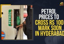 constant rise in petrol prices, fuel price hike, Fuel Prices Today, Fuel Retailers, Hyderabad, Latest Breaking News 2021, Mango News, Petrol and Diesel Price, Petrol and Diesel Price Today, Petrol Prices Cross Rs 100 Per Litre, Petrol Prices Cross Rs 100 Per Litre In Telangana, Petrol Prices Hiked, Petrol Prices Hyderabad, Petrol Prices Mumbai, Petrol prices once again became headlines in India, Petrol Prices To Cross Rs 100 Mark Soon, Petrol Prices To Cross Rs 100 Mark Soon In Hyderabad