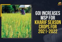 Central Cabinet, Food Corporation of India, GoI Increases MSP For Kharif Season Crops, GoI Increases MSP For Kharif Season Crops For 2021-2022, Government raises minimum support prices of crops, Kharif crops, Kharif Season Crops, Mango News, minimum selling price, MSP For Kharif Season Crops, MSP For Kharif Season Crops For 2021-2022, Public distribution system, State run Food Corporation of India
