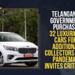 32 Kia Carnival MPVs gifted by Telangana government, 33 additional collectors get high-end SUV’s from KCR, Kia Carnival Cars for District Additional Collectors, Mango News, Telangana CM gifts 32 new KIA cars to Addl DMs, Telangana gifts 32 Kia Carnival cars to Additional Collectors, Telangana gives 32 Kia Carnival cars to additional collectors, Telangana Govt, Telangana govt buys 32 Kia Carnivals for officials, Telangana Govt Provides Kia Carnival Cars for District Additional Collectors, Telangana govt’s purchase of 32 luxury vehicles for IAS