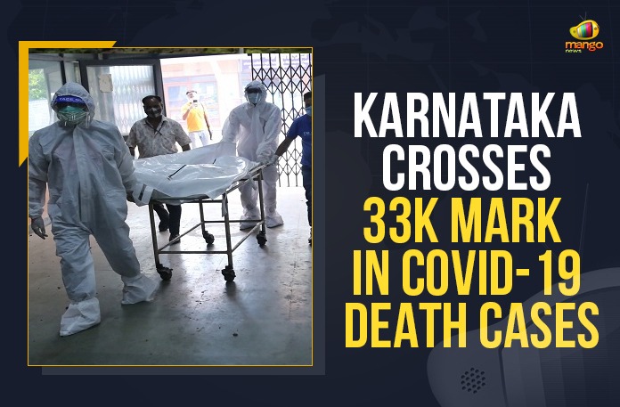 Karnataka Crosses 33k Mark In COVID-19 Death Cases | Mango News Covid deaths cross 33K-mark in Karnataka, COVID-19 Death Cases In Karnataka, Karnataka, Karnataka Coronavirus, Karnataka Coronavirus Cases, Karnataka Coronavirus News, Karnataka Covid Cases, Karnataka Covid-19, Karnataka COVID-19 Death Cases, Karnataka Covid-19 Deaths, Karnataka Crosses 33k Mark In COVID-19 Death Cases, Karnataka witnesses more than 33K Covid-19 deaths, Mango News