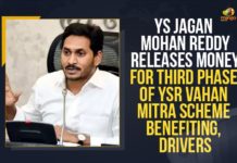 YS Jagan Mohan Reddy Releases Money For Third Phase Of YSR Vahan Mitra Scheme Benefiting, Drivers 248 Crore under YSR Vahana Mitra, AP CM YS Jagan Mohan reddy, CM YS Jagan, CM YS Jagan Released Rs 248 Crore under YSR Vahana Mitra, CM YS Jagan Released Rs 248 Crore under YSR Vahana Mitra Today, Mango News, Vahana Mitra launch today, YS Jagan Released Rs 248 Crore under YSR Vahana Mitra, YSR Vahana Mitra, YSR Vahana Mitra Amount, YSR Vahana Mitra Scheme