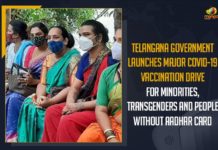 Telangana Government Launches Major COVID-19 Vaccination Drive For Minorities, Transgenders And People Without Aadhar Card Corona Vaccination Drive, Corona Vaccination Programme, coronavirus vaccine distribution, covid 19 vaccine, Covid Vaccination, Covid vaccination in India, Covid-19 Vaccination Distribution, Covid-19 Vaccination Drive, COVID-19 Vaccination Drive For Minorities Transgenders nd People Without Aadhar Card, Covid-19 Vaccine Distribution, Covid-19 Vaccine Distribution News, Covid-19 Vaccine Distribution updates, Distribution For Covid-19 Vaccine, India Covid Vaccination, Mango News, Telangana Government Launches Major COVID-19 Vaccination Drive For Minorities, Transgenders And People Without Aadhar Card, Vaccine Distribution