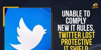 Mango News, micro blogging social media platform lost, protective shield in India, Twitter India news, Twitter India vs government, Twitter loses ‘safe harbour’ shield in India, Twitter loses legal immunity in India, Twitter loses legal protection in India, Twitter Loses Legal Shield, Twitter loses legal shield in India, Twitter loses safe harbour immunity in Indi, Twitter Lost Protective IT Shield In India, Unable To Comply New IT Rules