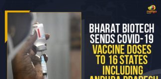 andhra pradesh, Bharat Biotech, Bharat Biotech COVAXIN, Bharat Biotech Sends COVID-19 Vaccine Doses To 16 States, Bharat Biotech Sends COVID-19 Vaccine Doses To 16 States Including Andhra Pradesh, coronavirus vaccine distribution, covid 19 vaccine, Covid Vaccination, Covid vaccination in India, Covid-19 Vaccine Distribution News, Covid-19 Vaccine Distribution updates, Distribution For Covid-19 Vaccine, Government Of India, Hyderabad Based Bharat Biotech, Hyderabad-based vaccine maker, India Covid Vaccination, Mango News, Vaccine Distribution