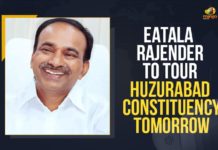 Eatala Rajender To Tour Huzurabad Constituency Tomorrow Bharatiya Janata Party, BJP leader Eatala Rajender, Eatala Rajender, Eatala Rajender To Tour Huzurabad, Eatala Rajender To Tour Huzurabad Constituency, Eatala Rajender To Tour Huzurabad Constituency Tomorrow, Etala Rejender’s entry causes churn within BJP, Etala Rejender’s entry causes churn within BJP in Huzurabad, former Telangana Health Minister, Huzurabad, Huzurabad Assembly constituency tour, Huzurabad Assembly Constitutuency, Jamuna Rajender, Mango News, mass resignations in support of Etala