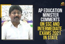 10th and Intermediate Exams In AP, 10th class exams 2021, 10th exams in ap 2021 latest news, Adimulapu Suresh, AP 10th and Intermediate Exams, ap 10th class exams 2021 updates, AP Education Minister, AP Education Minister Adimulapu Suresh, AP Education Minister Adimulapu Suresh Gives Clarity about Intermediate, CM YS Jagan, COVID-19, Decision on 10th and Intermediate Exams, Mango News, SSC exams, Tenth Exams, YS Jagan Mohan Reddy