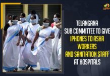 Telangana Sub Committee To Give iPhones To ASHA Workers And Sanitation Staff At Hospitals ASHA workers, BRK Bhavan, Harish rao, Harish Rao announces smart gadgets for Asha workers, Hospitals, Hyderabad, iPhones To ASHA Workers And Sanitation Staff At Hospitals, Mango News, Telangana cabinet subcommittee, Telangana Sub Committee Meeting, Telangana Sub Committee To Give iPhones To ASHA Workers And Sanitation Staff, Telangana Sub Committee To Give iPhones To ASHA Workers And Sanitation Staff At Hospitals