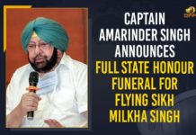 Captain Amarinder Singh Announces Full State Honour Funeral For Flying Sikh Milkha Singh Captain Amarinder Singh Announces Full State Honour Funeral For Flying Sikh Milkha Singh, Country pays tribute to Milkha, Flying Sikh Milkha Singh Passes Away, Full State Honour Funeral For Flying Sikh Milkha Singh, India pays tribute to Flying Sikh Milkha Singh, Mango News, Milkha Singh death, Milkha Singh Death Indian Sprinter Milkha Singh, Milkha Singh dies at 91: President Kovind, PM Modi And Other Celebrities Pay Tribute, Punjab Chief Minister Captain Amarinder Singh, Sports fraternity react to Milkha Singh’s death