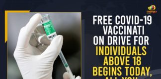 Central Government, Centralised free Covid-19 vaccination policy begins, Corona Vaccination Drive, Corona Vaccination Programme, covid 19 vaccine, Covid Vaccination, Covid vaccinations for 18+, Covid-19 Vaccination Drive, Covid-19 vaccination for people above 18 begins, Free COVID-19 Vaccination Drive, Free COVID-19 Vaccination Drive For Individuals Above 18, Free COVID-19 Vaccination Drive For Individuals Above 18 Begins, Free COVID-19 Vaccination Drive For Individuals Above 18 Begins Today, Free COVID-19 vaccines for ALL adults, Mango News