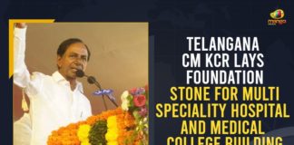 CM KCR, CM KCR Laid Foundation Stone for Multi Super Speciality Hospital, CM KCR lays foundation for multi-super specialty hospital, CM KCR lays foundation for multi-super specialty hospital in Warangal, Foundation stone laid for construction of Multi Super Speciality Hospital, KCR Laid Foundation Stone for Multi Super Speciality Hospital, Mango News, Multi Super Speciality Hospital, super specialty hospital in Warangal, Telangana CM KCR, Warangal