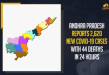 Andhra Pradesh Reports 2,620 New COVID-19 Cases With 44 Deaths In 24 Hours