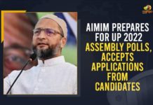 AIMIM Prepares For UP 2022 Assembly Polls, Accepts Applications From Candidates 2022 UP Assembly Elections, Accepts Applications From Candidates, AIMIM Prepares For UP 2022 Assembly Polls, AIMIM To Contest 100 Seats In UP Assembly Elections, Asaduddin Owaisi, Asaduddin Owaisi-led MIM likely to field candidates, Assembly elections 2022, Mango News, Owaisi’s AIMIM, UP 2022 Assembly Polls, UP Assembly Elections, Uttar Pradesh Assembly Elections 2022