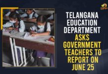 Telangana Education Department Asks Government Teachers To Report On June 25 Government Teachers, Government Teachers To Report On June 25, Mango News, Telangana Education Department, Telangana Education Department Asks Government Teachers, Telangana Education Department Asks Government Teachers To Report On June 25, Telangana education dept directs govt teachers to report, Telangana Government school teachers to report for duty, Telangana Government School Teachers to Report on June 25, Telangana govt may continue online sessions, Telangana: Government School Teachers