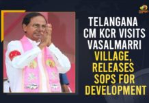 Telangana CM KCR Visits Vasalmarri Village, Releases SOPs For Development CM KCR Adopted Vasalamarri Village, CM KCR To Visit Vasalamarri Village, CM KCR To Visit Vasalamarri Village Today, CM KCR Visit Adopted Vasalamarri Village, KCR Adopted Vasalamarri Village To Show Progress And Development, KCR Likely To Adopt Vasalamarri Village To Show Progress And Development, Mango News, Telangana Chief Minister KCR, Telangana CM KCR, Telangana CM to host lunch for adopted village, Telangana News, Telangana News Today, Vasalamarri Village