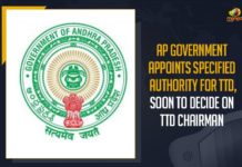 AP Government Appoints Specified Authority For TTD, Soon To Decide On TTD Chairman AP Government Appointed Specified Authority for the TTD, Government appoints Specified Authority for TTD, Govt appoints specified authority for TTD, Mango News, Specified Authority for Tirumala Tirupati Devasthanams, Specified Authority for TTD, Specified authority takes over TTD, Tirumala Tirupati, Tirumala Tirupati Devasthanams, Tirumala Tirupati Devasthanams News, Tirumala Tirupati Temple, TTD Board Latest News, TTD Specified Authority