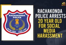20-yr-old youth arrested in Hyderabad for harassing minor girl, 20yr old youth arrested in Hyderabad for harassing minor girl, Cybercrime police, harassing a teenage girl on a social media platform, Man held for harassing woman online, Mango News, Rachakonda Cybercrime unit, Rachakonda police, Rachakonda Police Arrests 20 Year Old, Rachakonda Police Arrests 20 Year Old For Social Media Harassment, Saroornagar